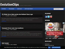 Tablet Screenshot of evolutionclips.de